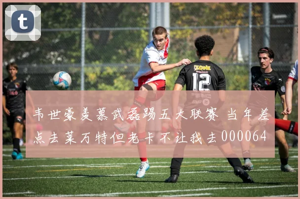 韦世豪羡慕武磊踢五大联赛 当年差点去莱万特但老卡不让我去0000644